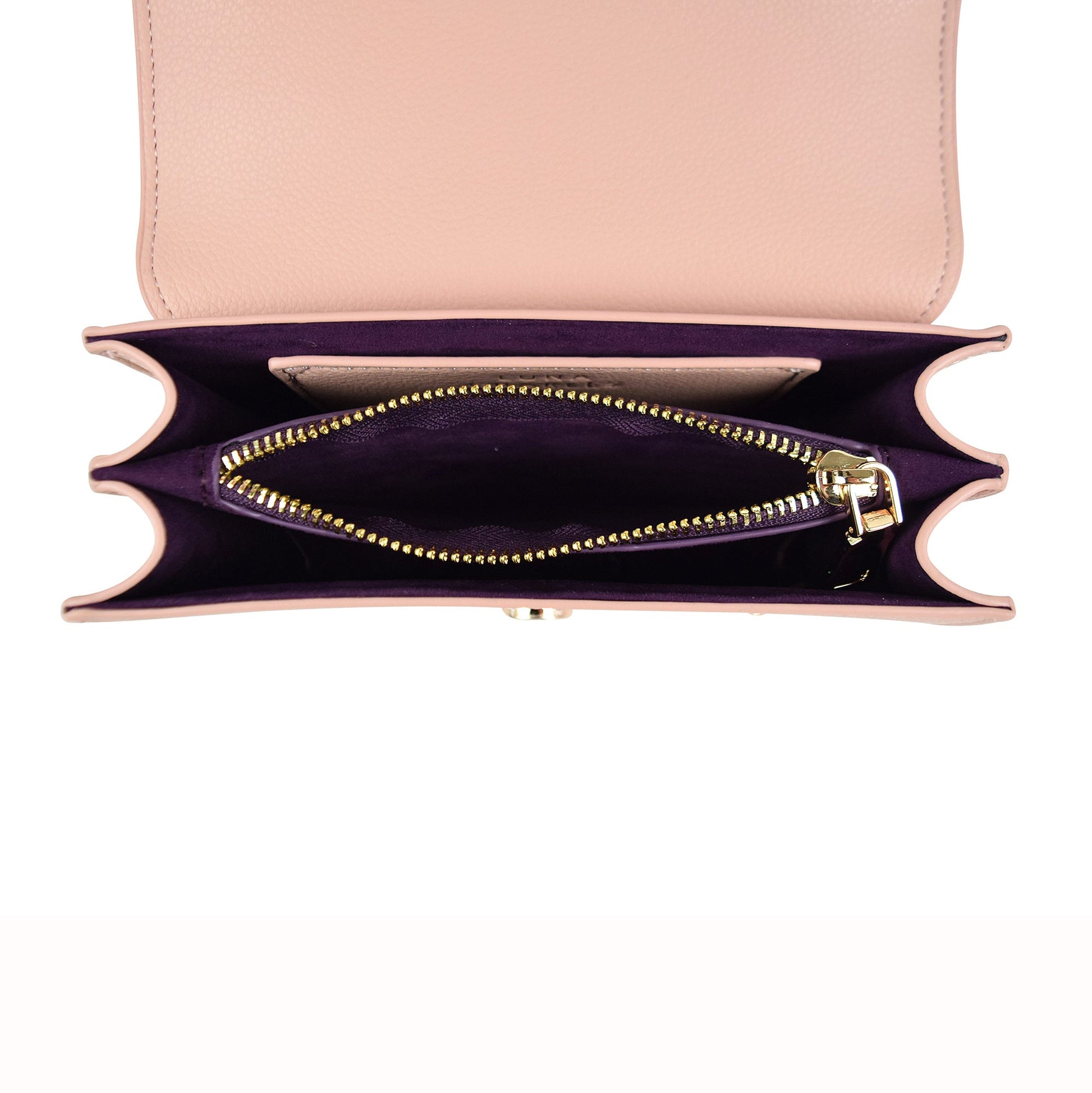 Pink And Gold Nova Star Studded Handbag - Bags