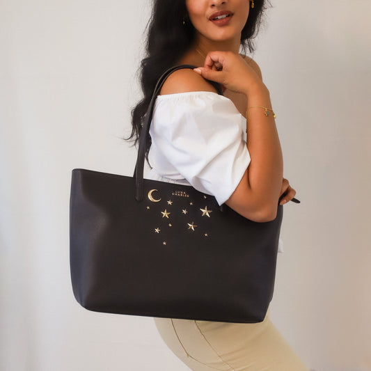 Anya Star Studded Tote Bag for Elegant Style - Bags