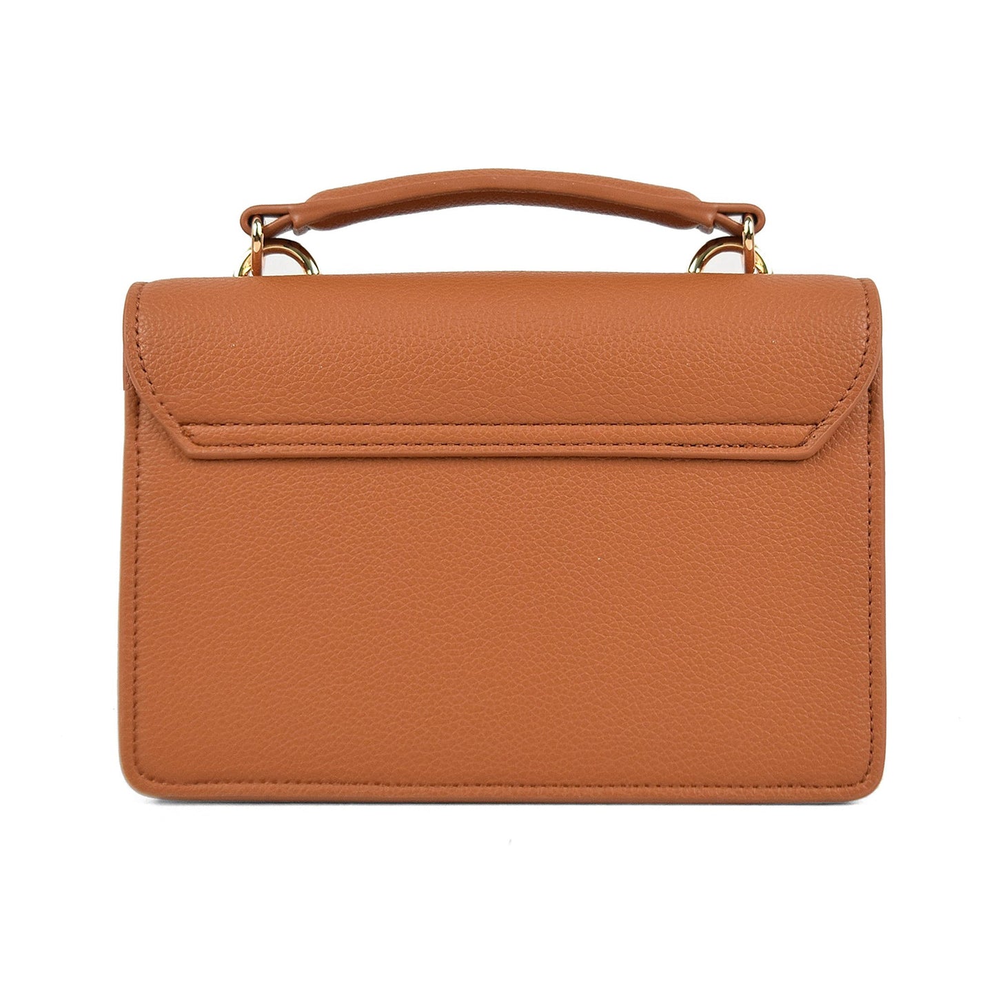 Nova Star Studded Handbag - Tan & Gold - Bags