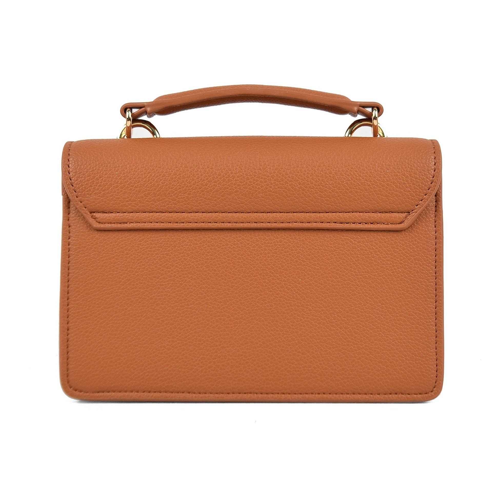 Nova Star Studded Handbag - Tan & Gold - Bags