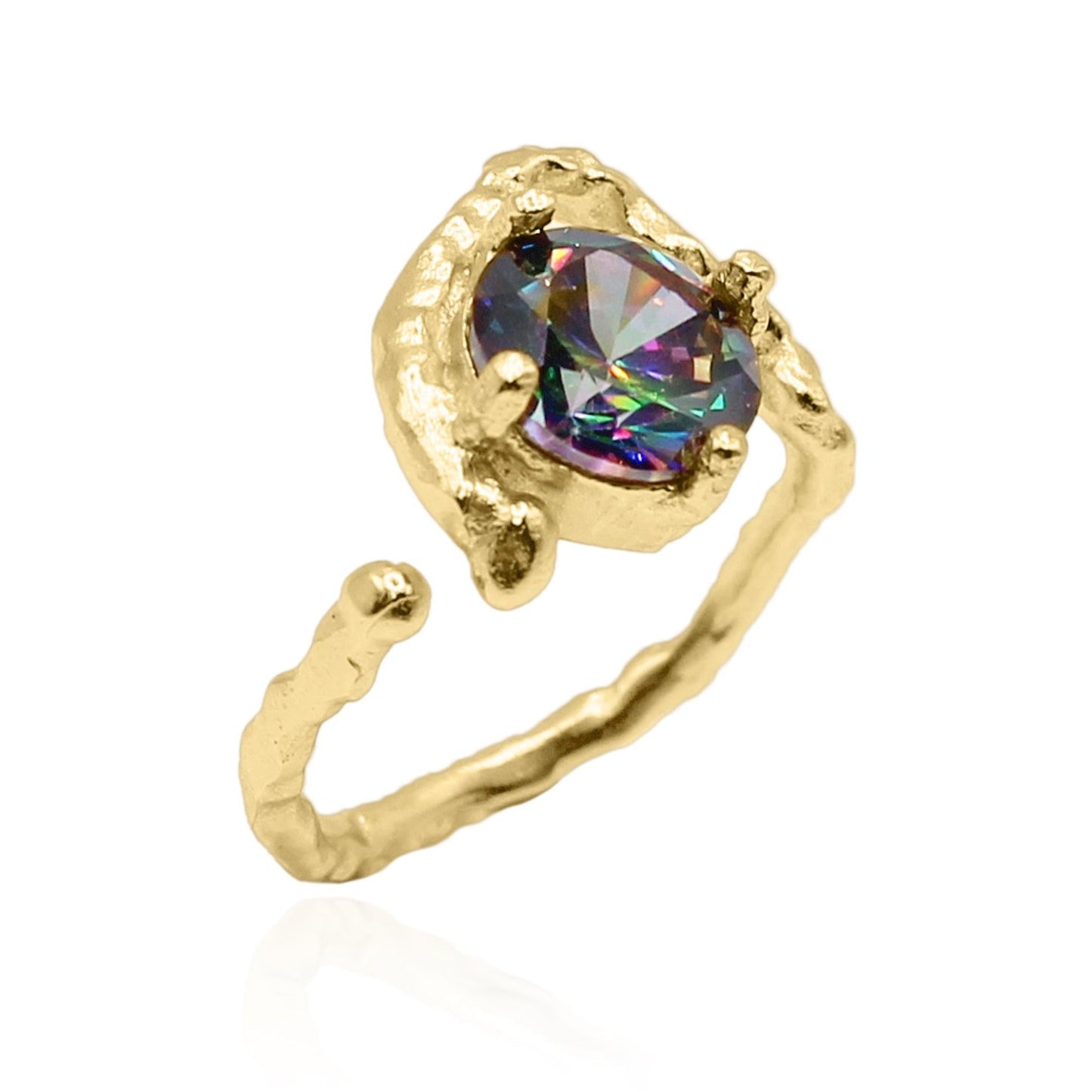 Unique Gold Statement Ring for Women - Ring