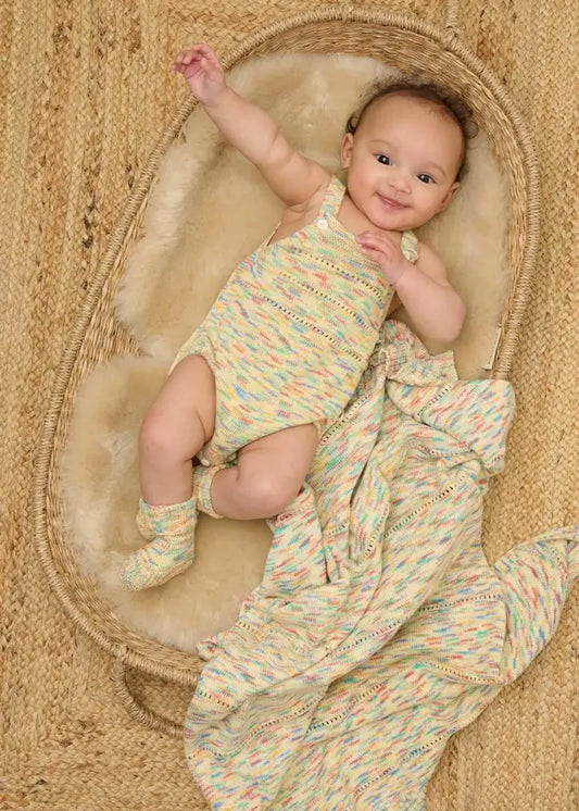 Magic - Space Dye Knitted Bubble Romper - Baby & Children's One-Pieces