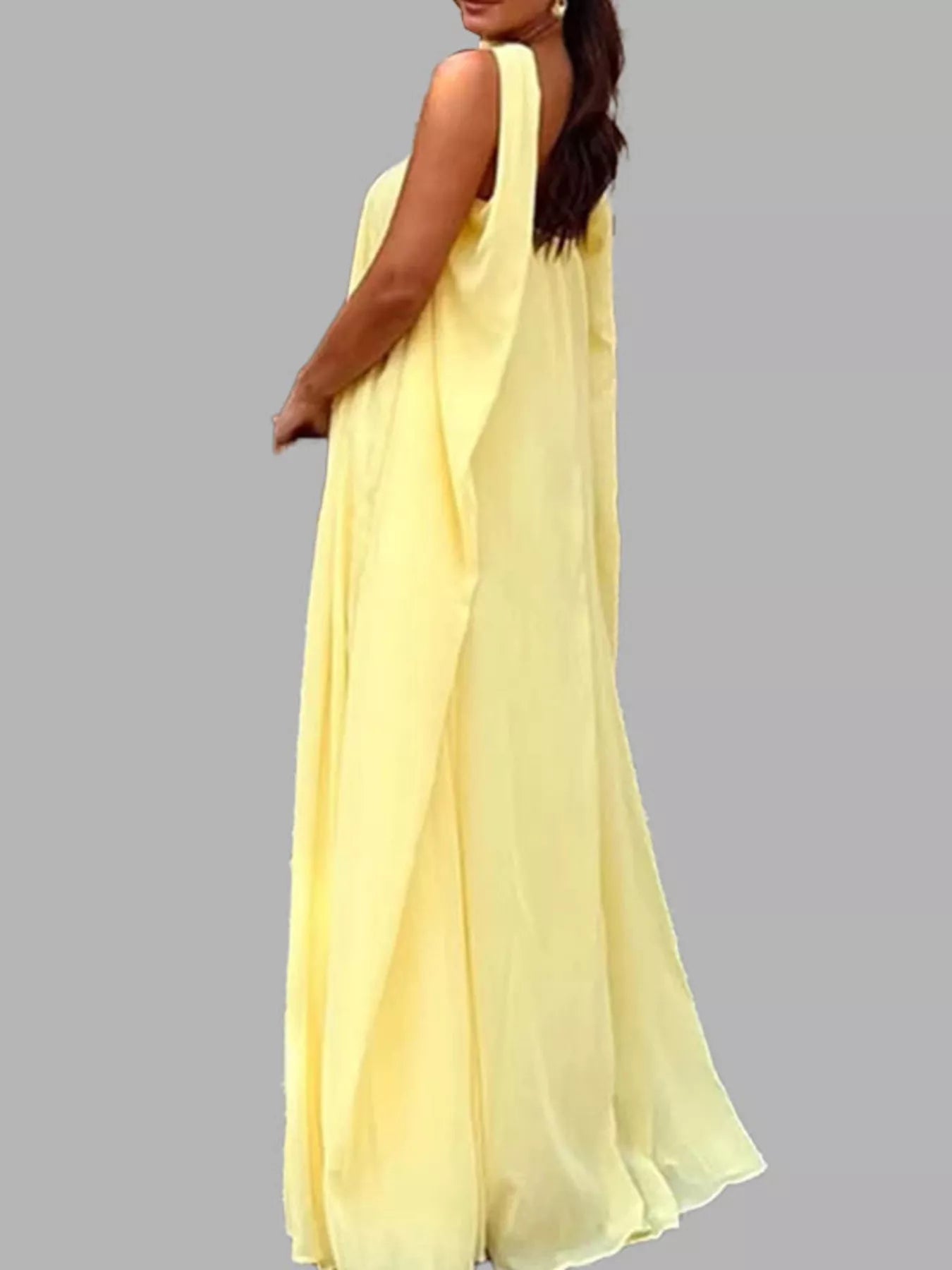 Full Size Tube Flowy Maxi Dress Plus Size - Dresses