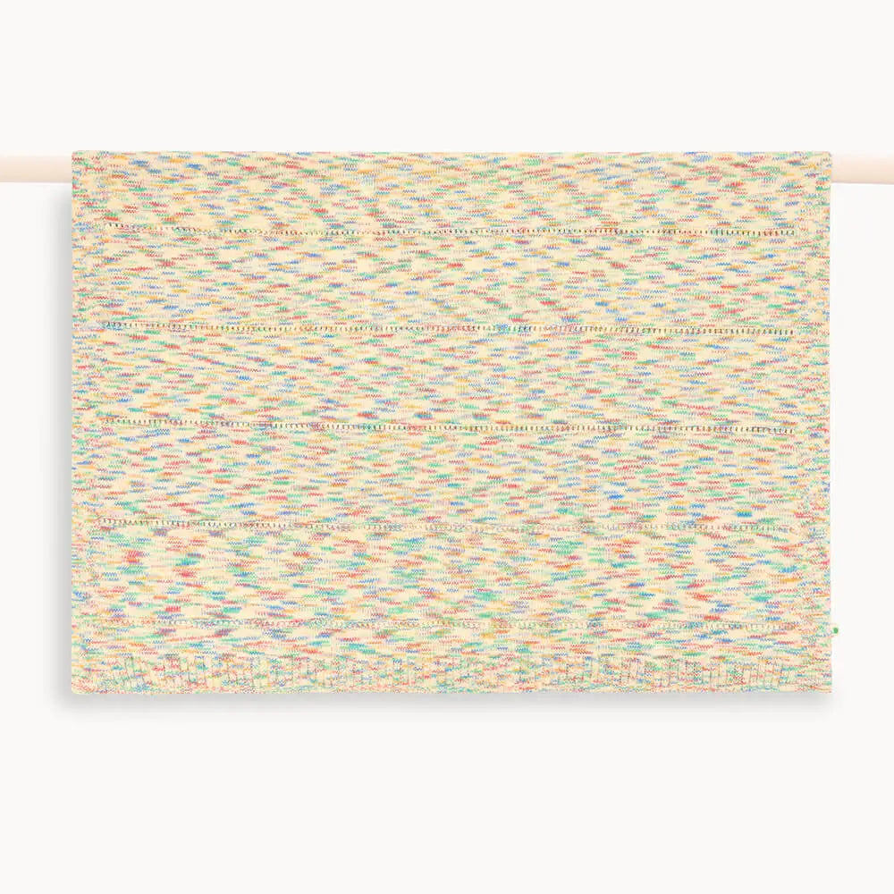 Merry - Space Dye Knitted Baby Blanket - Receiving Blankets