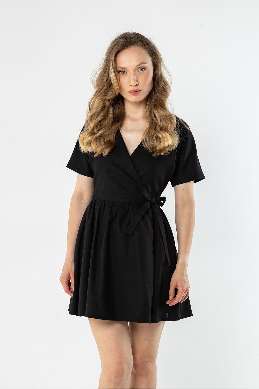 Mini Daydress in Olive Green for Summer Style black - Dresses