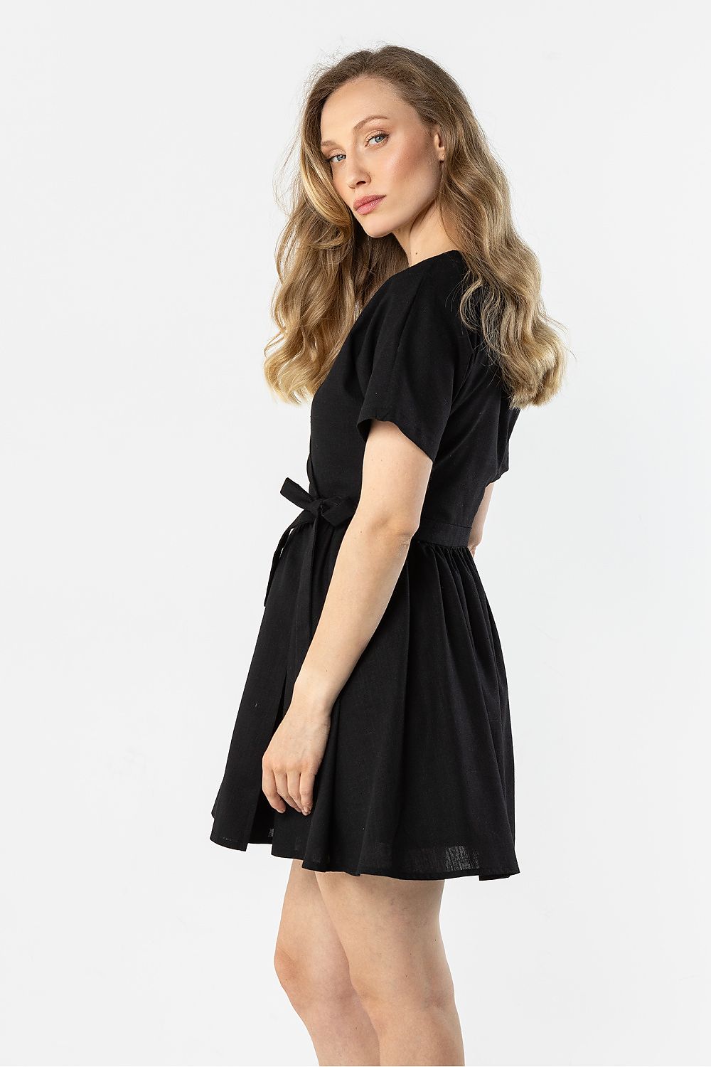 Mini Daydress in Olive Green for Summer Style - Dresses