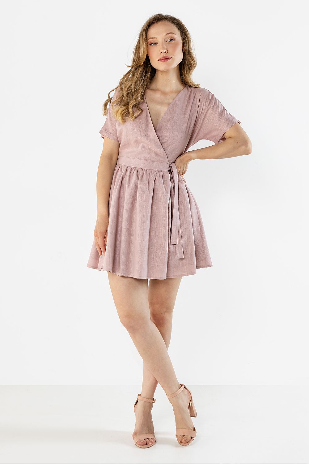Mini Daydress in Olive Green for Summer Style - Dresses
