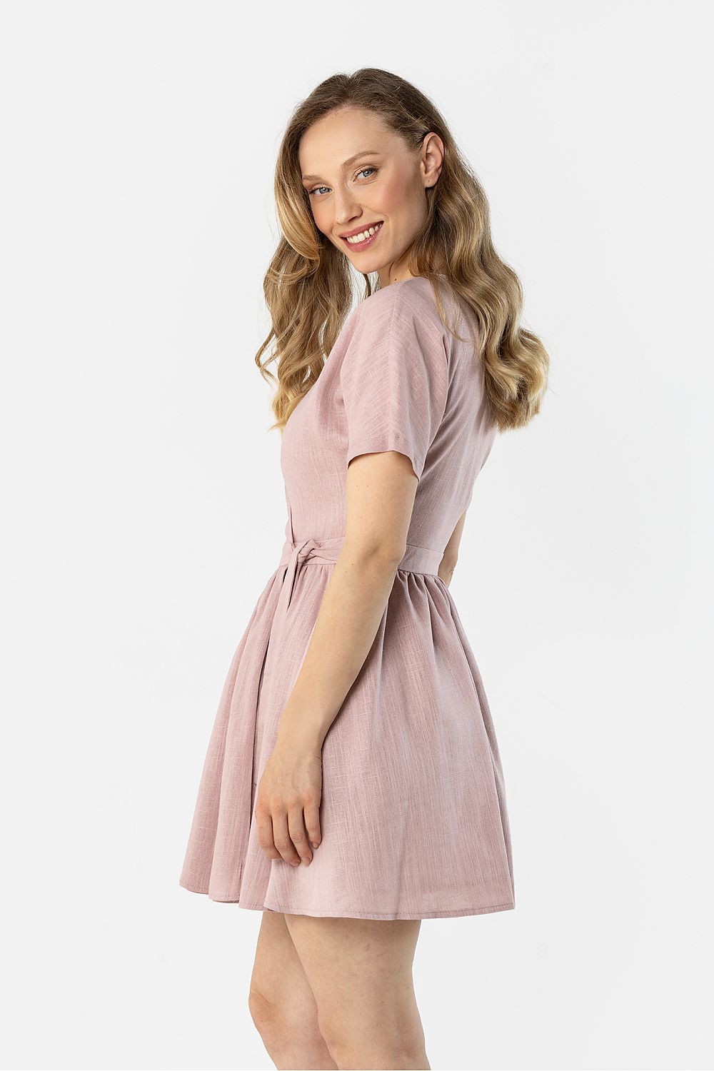 Mini Daydress in Olive Green for Summer Style - Dresses