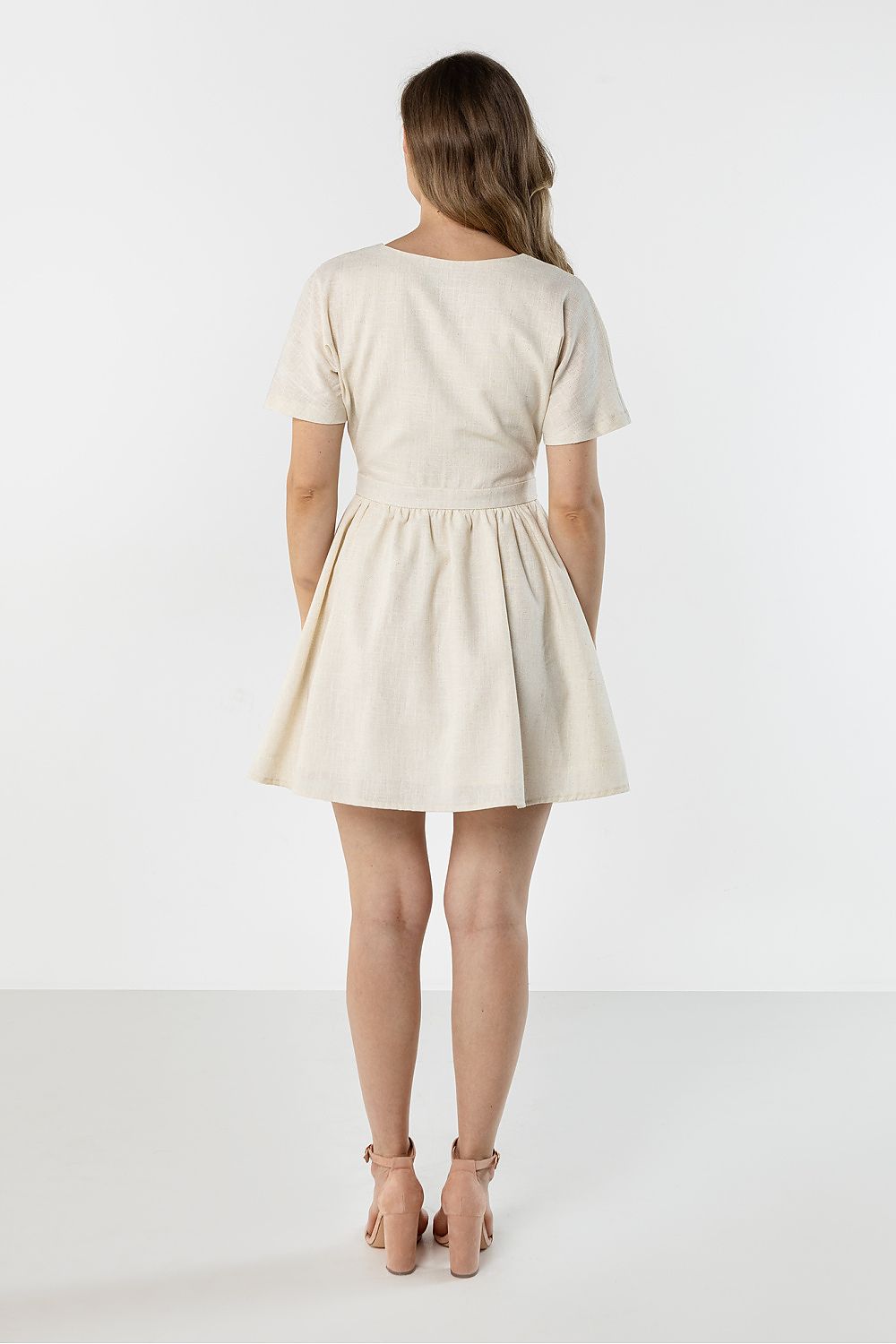 Mini Daydress in Olive Green for Summer Style - Dresses