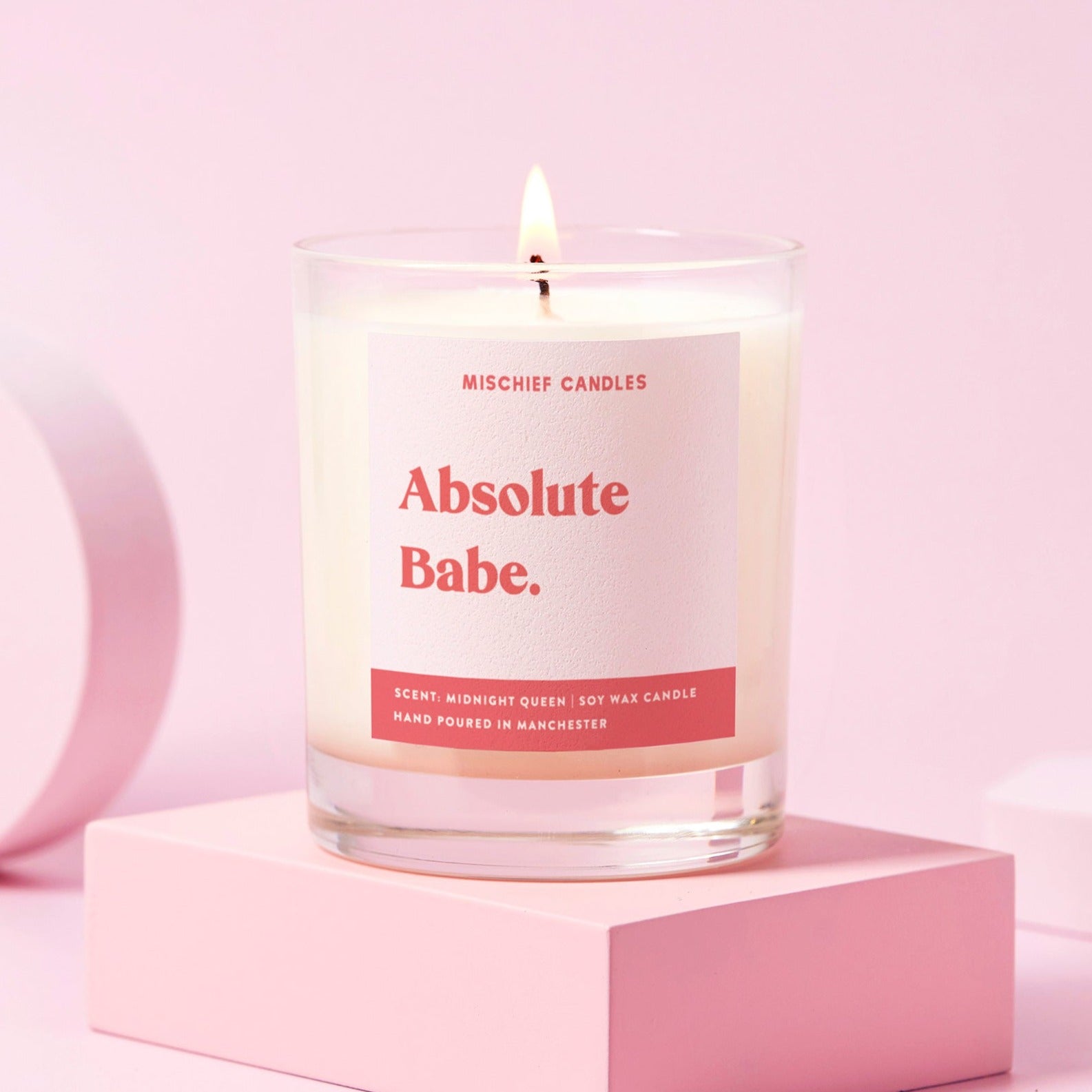 Friendship Gift Funny Gift For Her Candle Absolute Babe - Candles