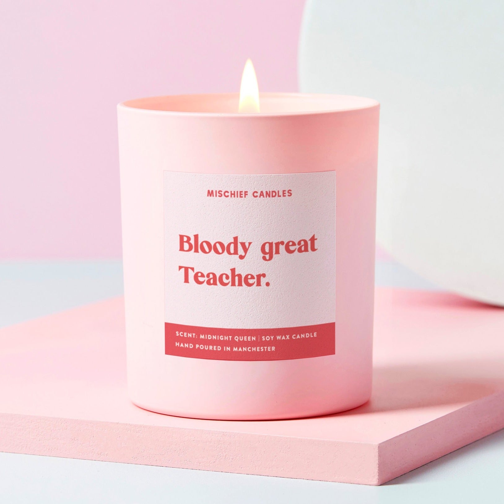 Teacher Gift Funny Teacher Gift Candle Bloody Great Teacher Candle Only - Candles