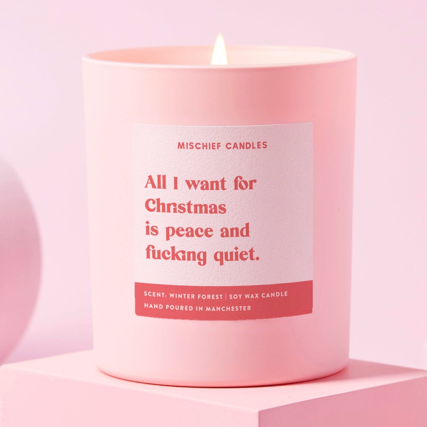 Funny Candle Peace and Quiet Christmas Gift - Gifts > Christmas Gifts
