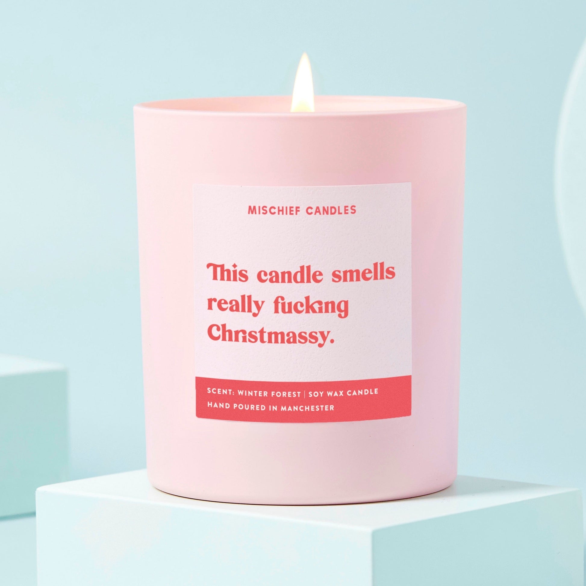 Mischief Candles Funny Christmas Candle That Smells Festive Candle Only - Candles