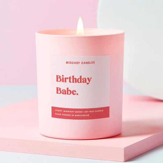 Funny Gift Birthday Babe Candle by Mischief Candles - Gifts > Birthday Gifts
