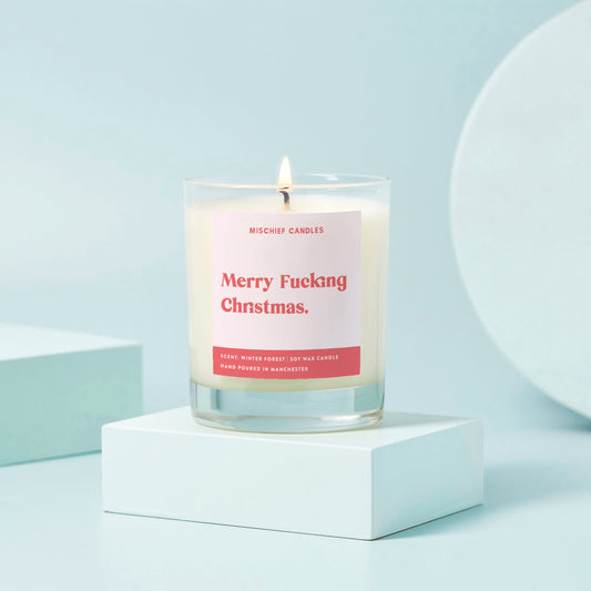 Mischief Candles Merry Fucking Christmas Novelty Candle - Gifts > Christmas Gifts