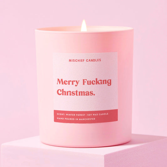 Mischief Candles Merry Fucking Christmas Novelty Candle - Gifts > Christmas Gifts