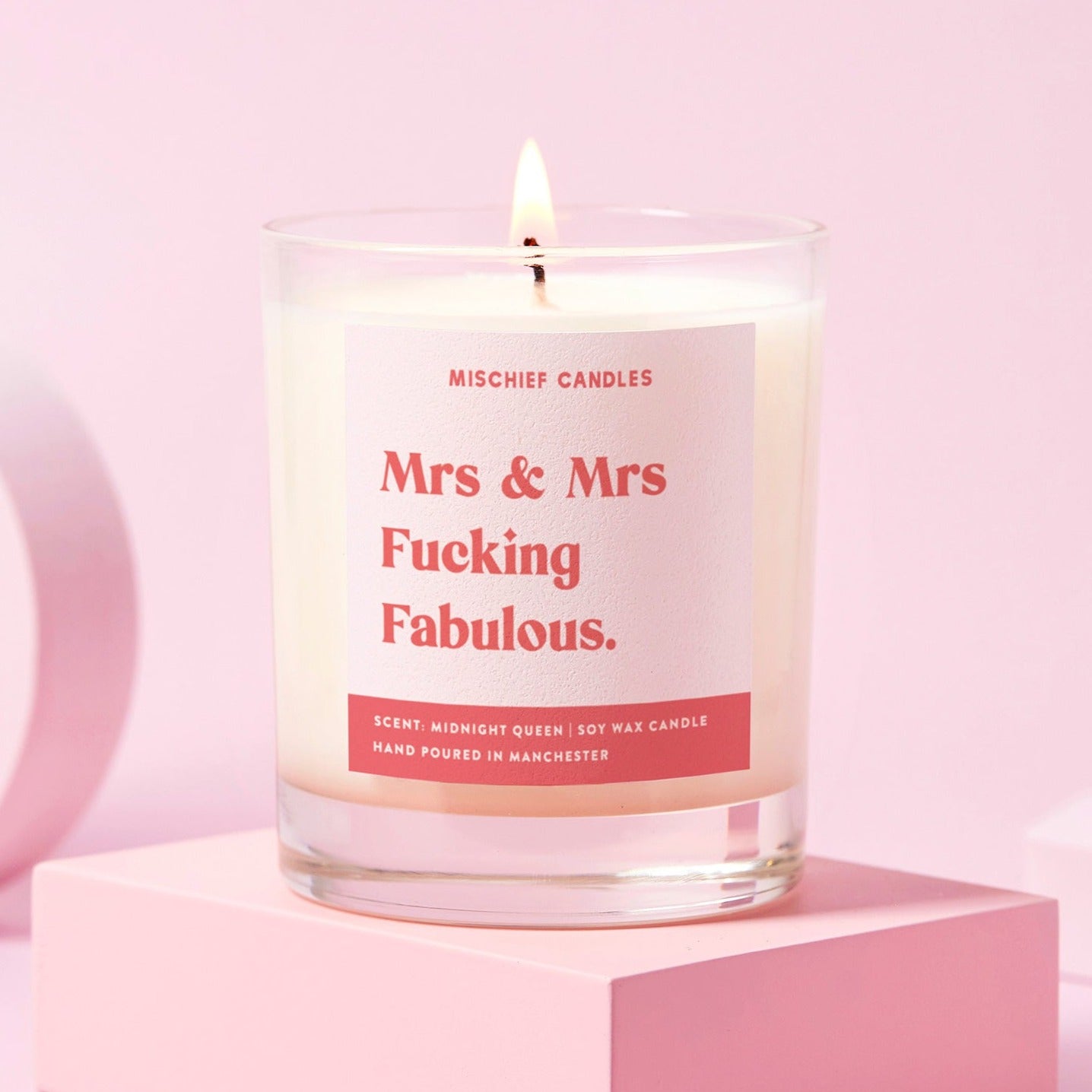 Mischief Candles Mrs and Mrs Candle Wedding Present - Gifts > Wedding Gifts