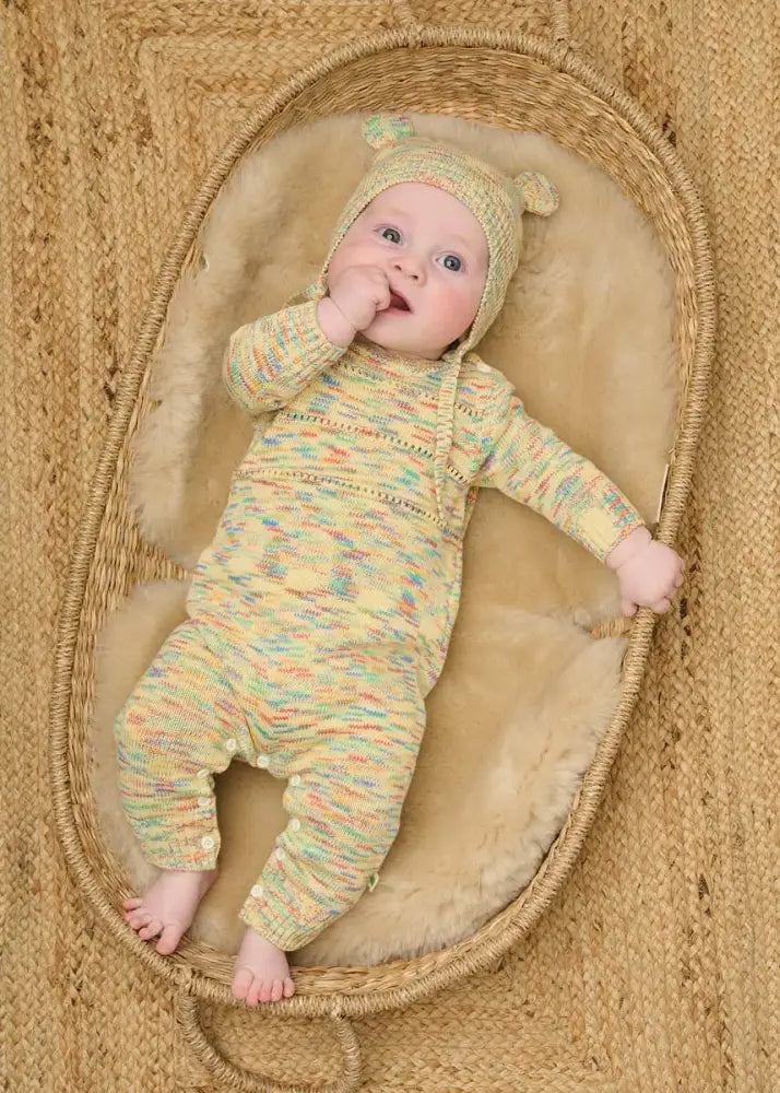 Mystic - Space Dye Knitted Baby Onesie - Baby & Children's One-Pieces