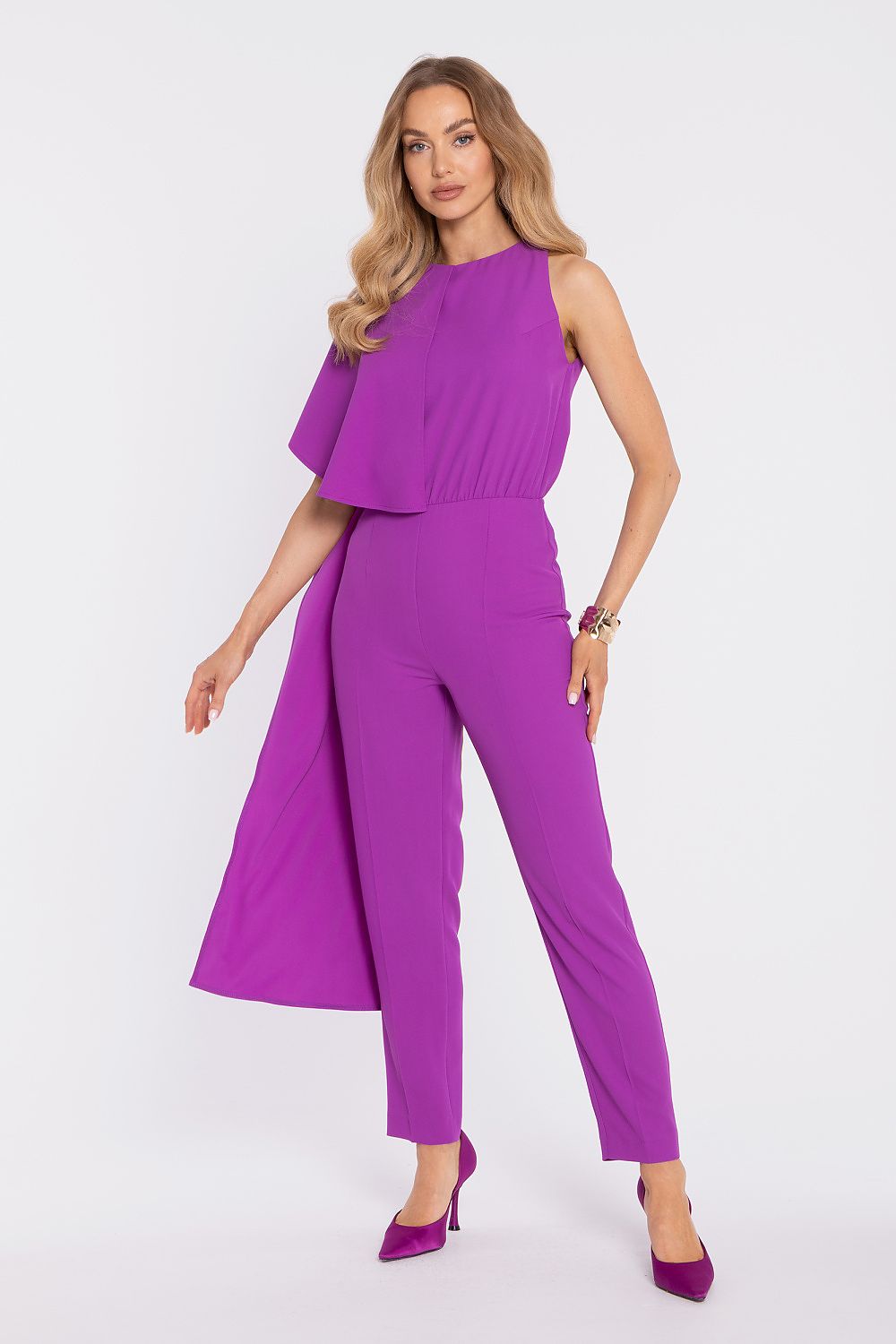 Moe Stylish One-Piece Jumpsuit for Modern Elegance violet - One-piece