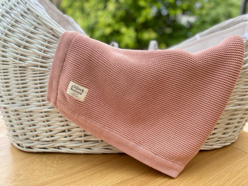 Couverture Bébé Tricotée en Coton Biologique Cotton Boulevard