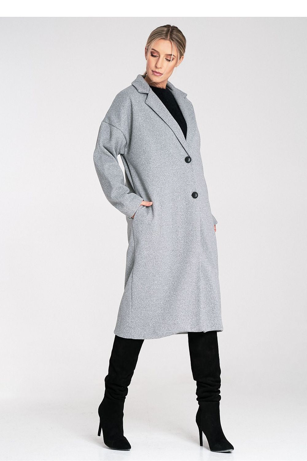 Figl Oversized Lightweight Coat for Women - Coats and Jackets