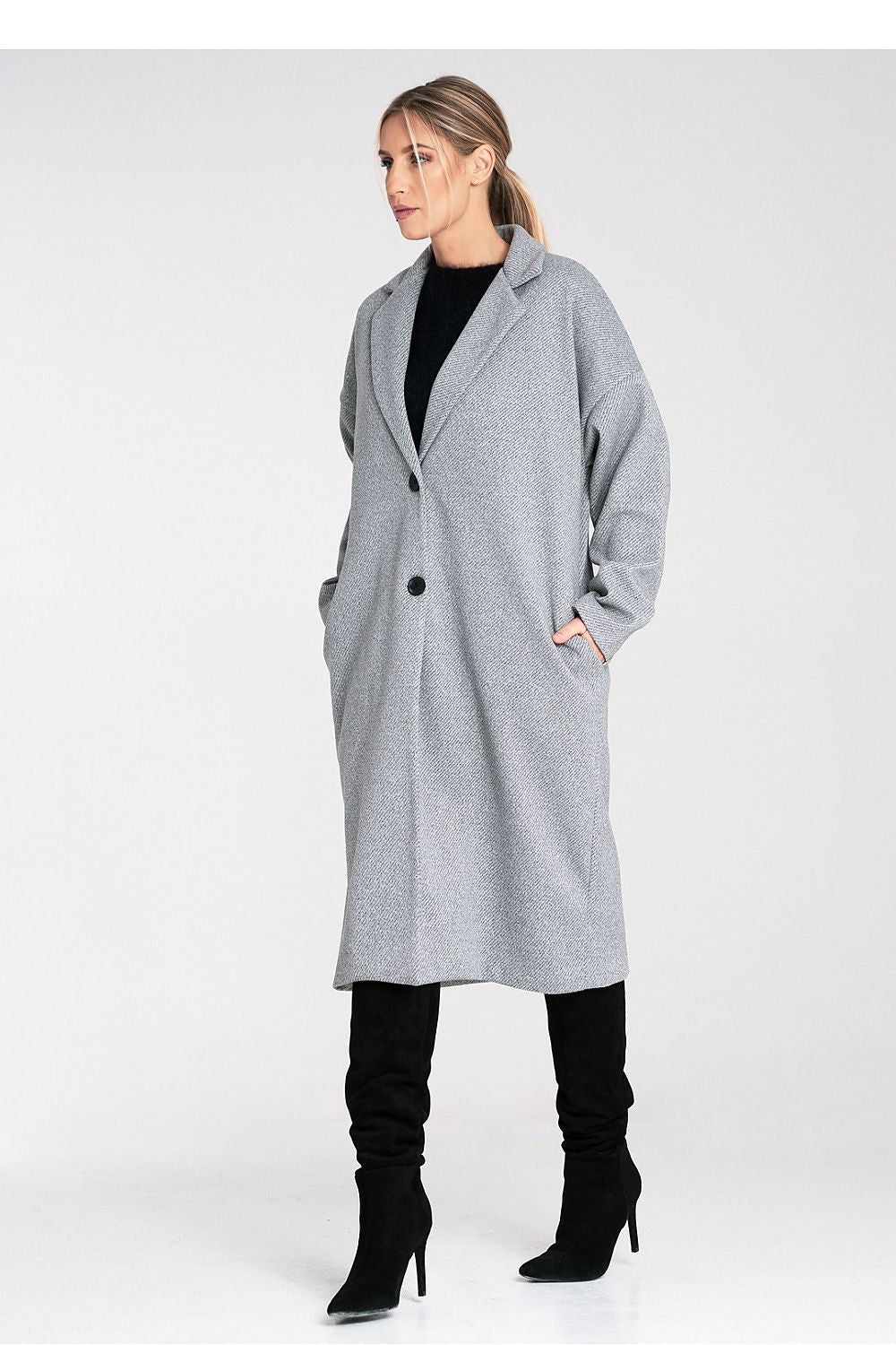 Figl Oversized Lightweight Coat for Women - Coats and Jackets