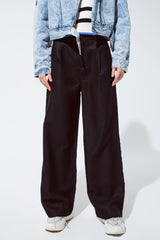 Oversized pantalon in black