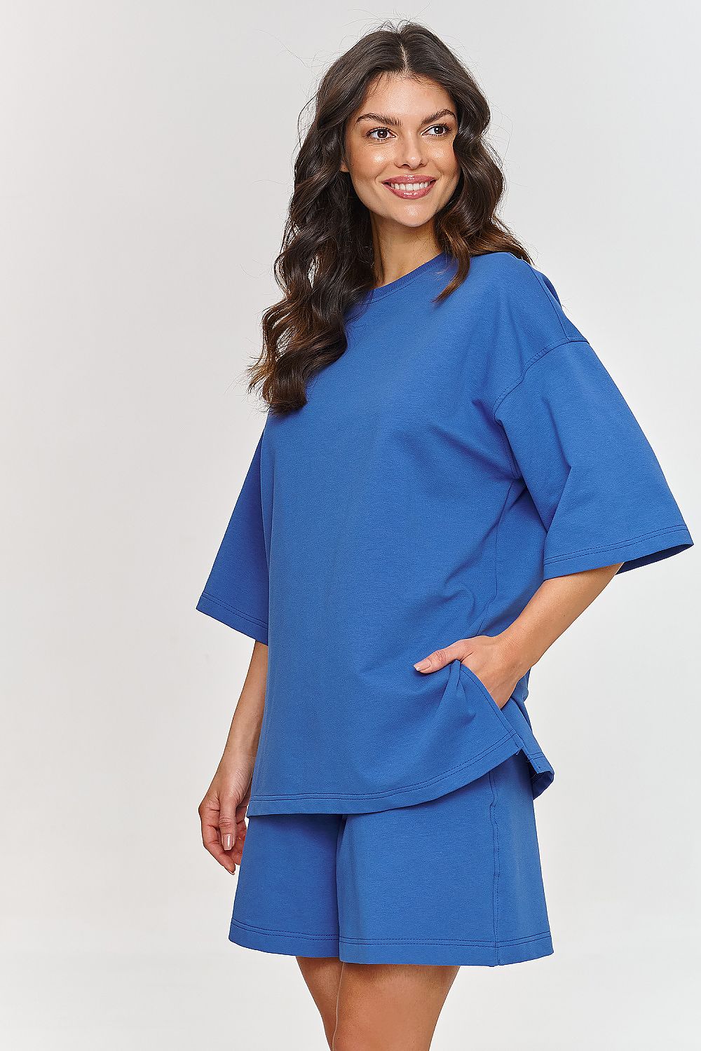 Oversized Shorts Set For Women Stylish & Comfortable blue - Outfit Sets