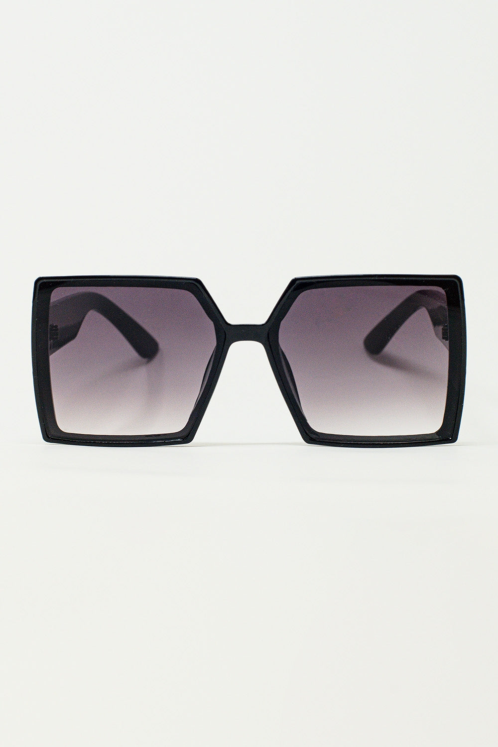 Oversized Square Sunglasses In Black - Sunglasses
