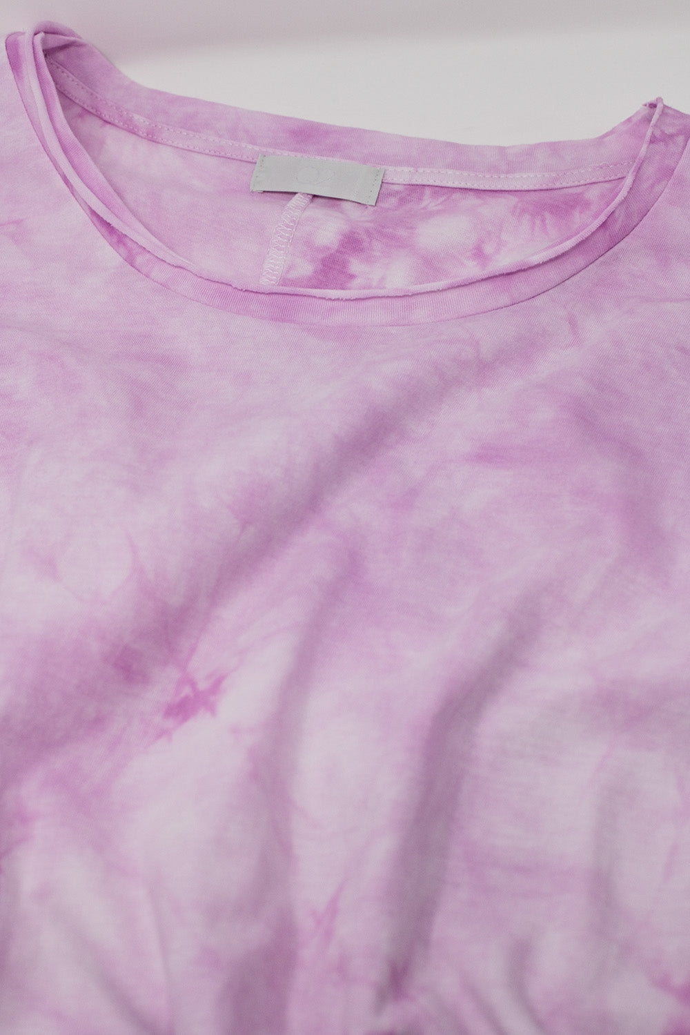 Pink Tie Dye Midi Shirt Dress - Dresses
