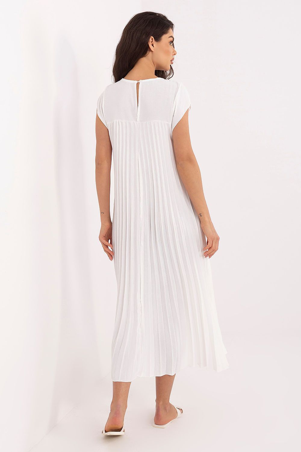 Rue Paris Pleated Daydress in Vibrant Colors - Dresses