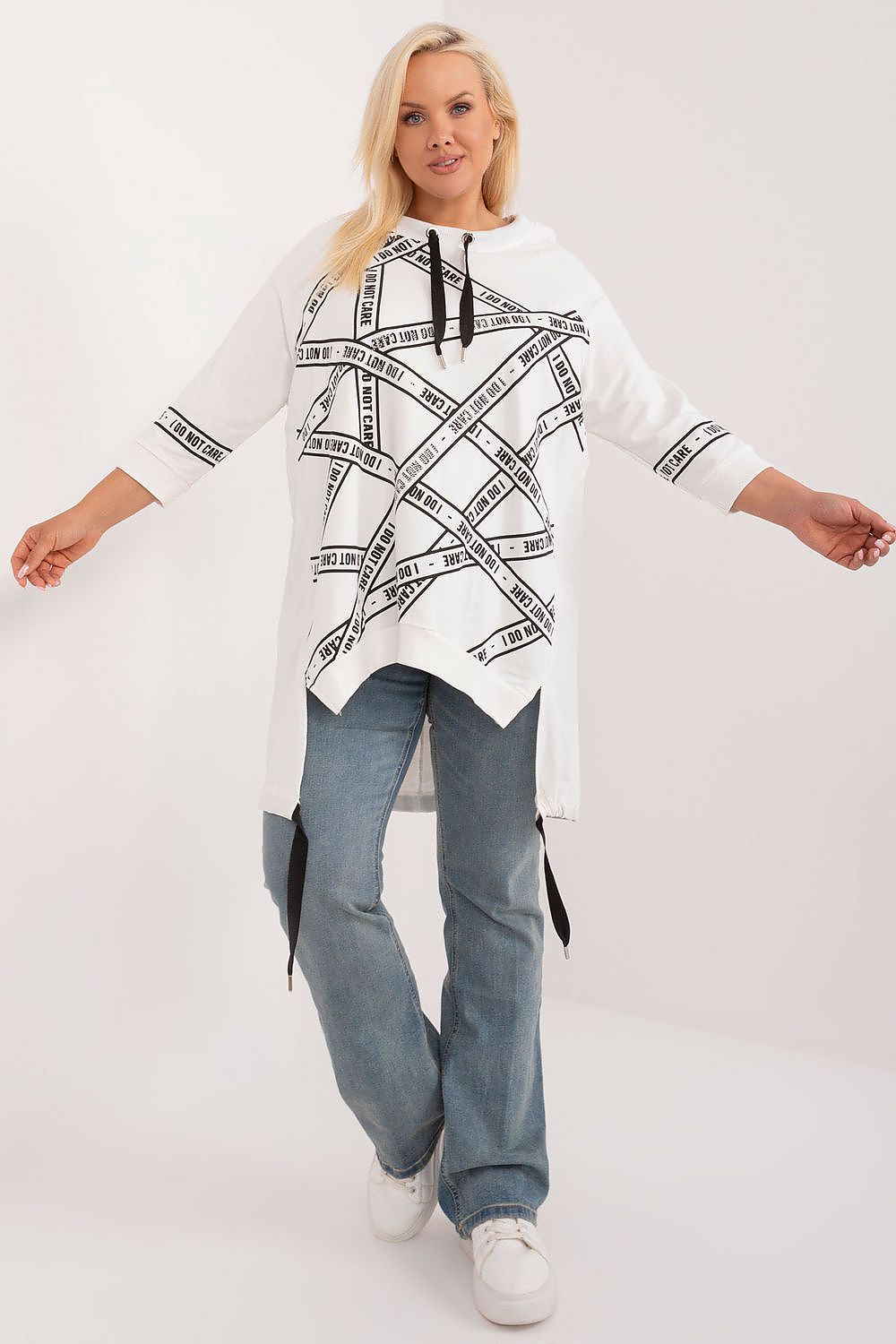 Relevance Plus Size Casual Sweatshirt with Print -