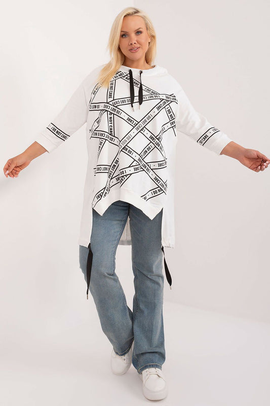 Relevance Plus Size Casual Sweatshirt with Print -