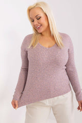 Factory Price Plus Size V Neck Jumper in Trendy Style