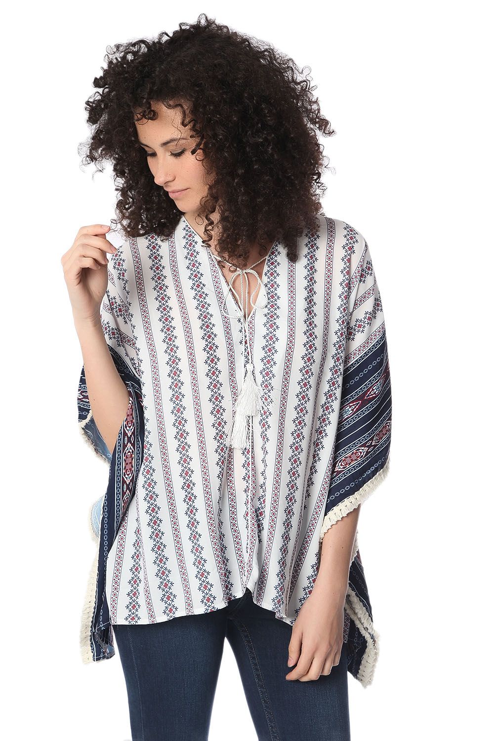 Poncho Top for Women - Trendy Beach Cover-Up - Ponchos
