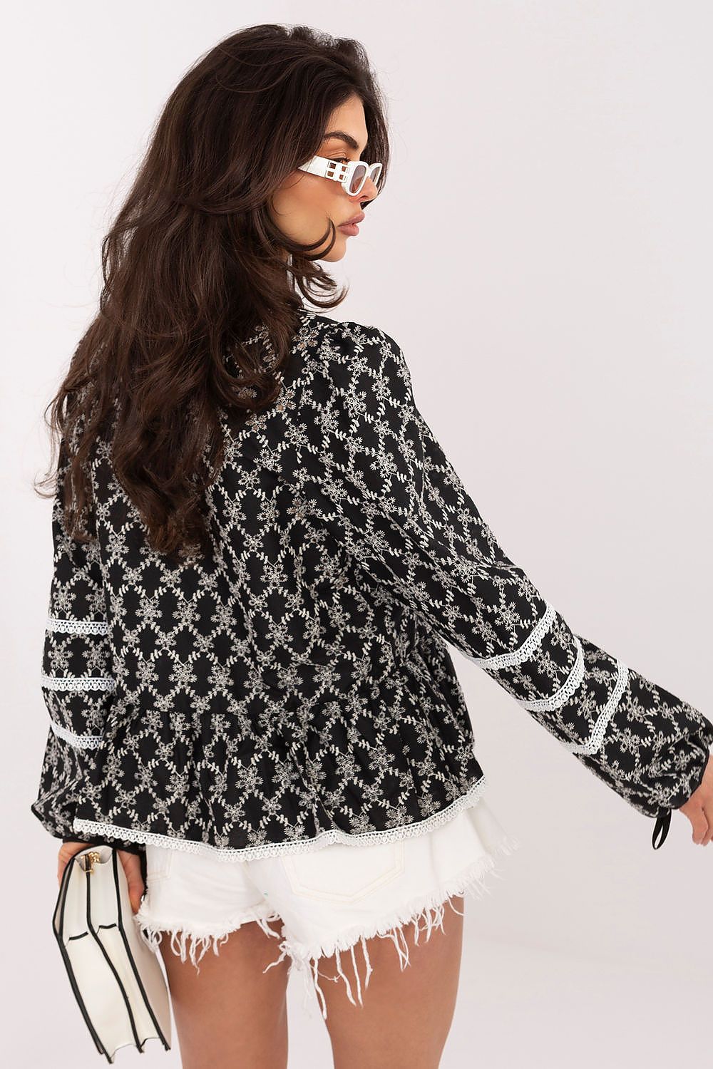 Lakerta Trendy Blouse with Puffy Sleeves - Blouse