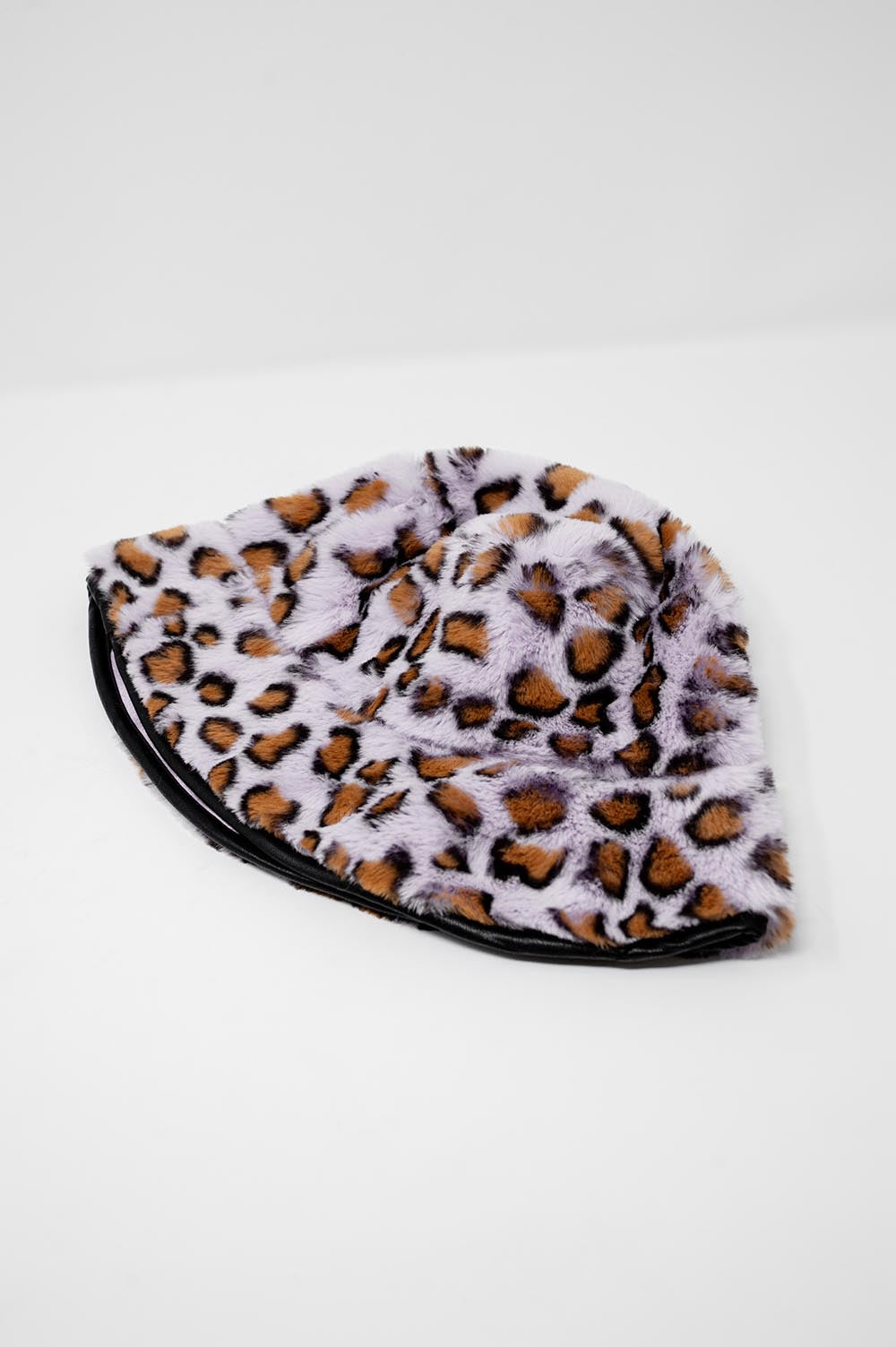 Purple bucket hat in animal print - Hats