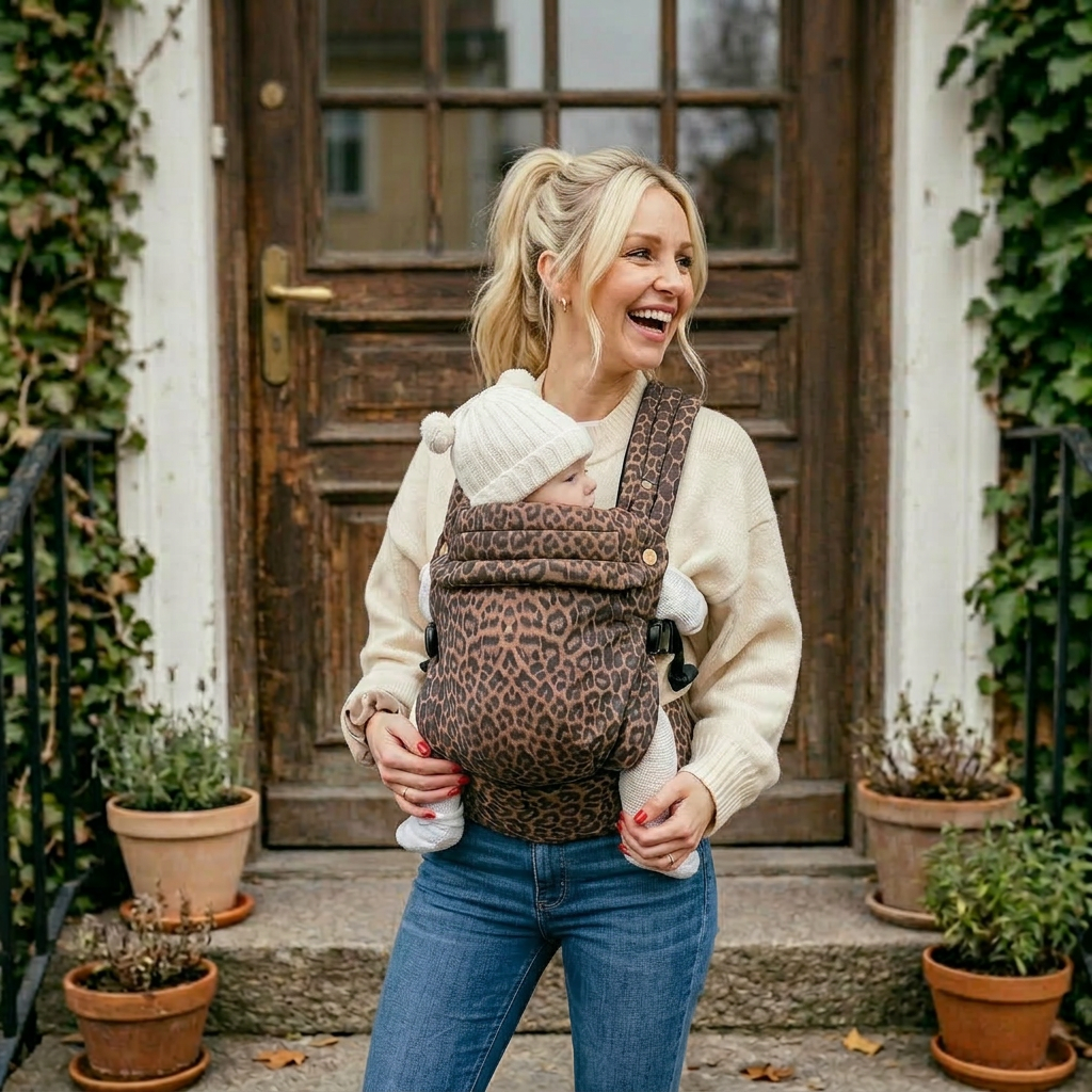 Nomad Air Animal Print Baby Carrier - Savannah - Ring Slings & Hip Carriers