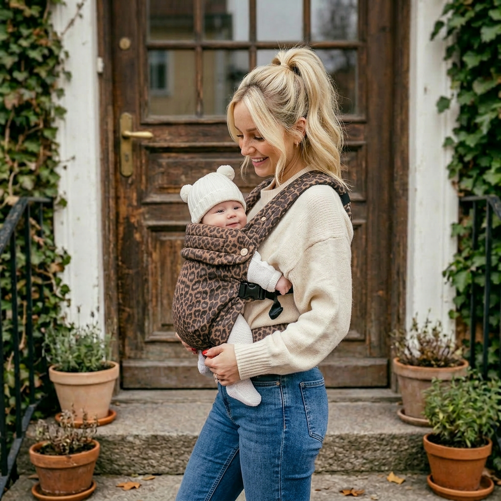 Nomad Air Animal Print Baby Carrier - Savannah - Ring Slings & Hip Carriers