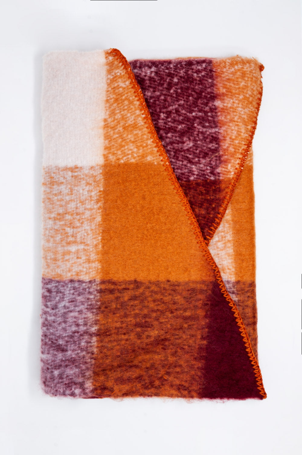 Scarf in orange & brown - Scarves