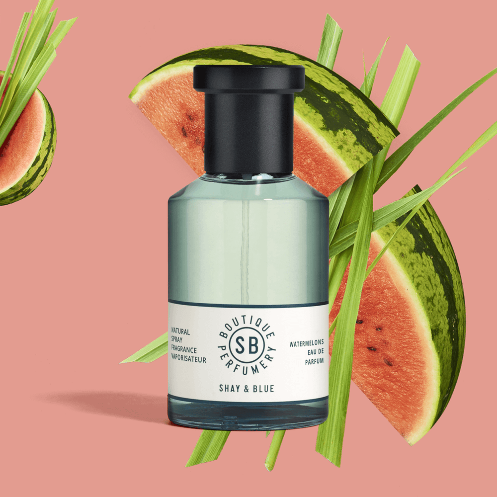 Fragrância de melancia Shay &amp; Blue 100ml Spray natural