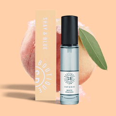 Shay & Blue White Peaches Fragrance 10ml Natural Spray