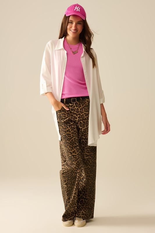 Shirt made of very soft and light fabric in white - Shirts