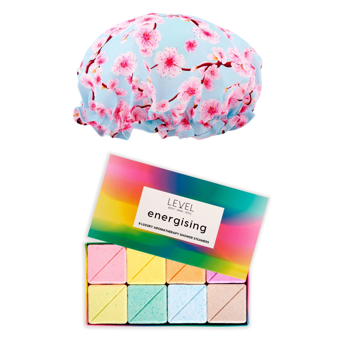 SMUG Shower Sanctuary Set for an Energising Shower Cherry Blossom - Shower Sanctuary Set