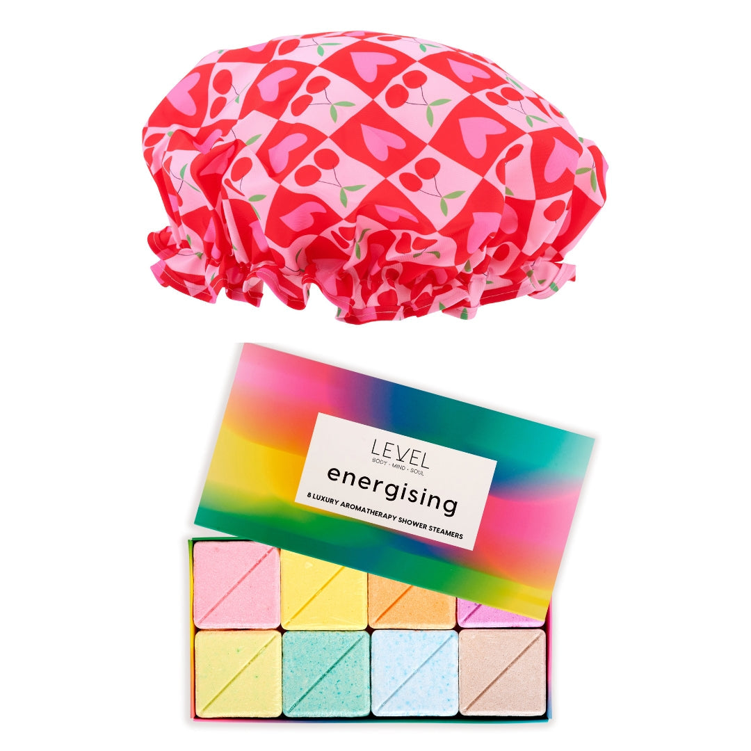 SMUG Shower Sanctuary Set for an Energising Shower Sweet Cherry - Shower Sanctuary Set