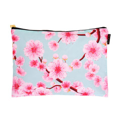 Bolsa de Acessórios - Estampado Flor de Cerejeira