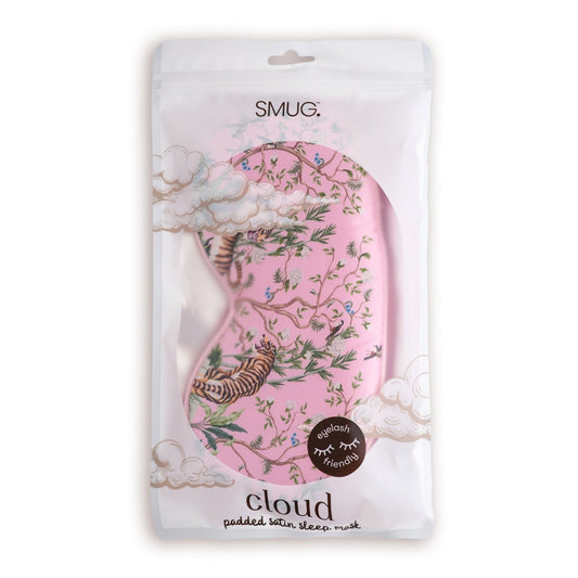 Cloud Padded Satin Sleep Mask - Tiger Print - Cloud Sleep Mask