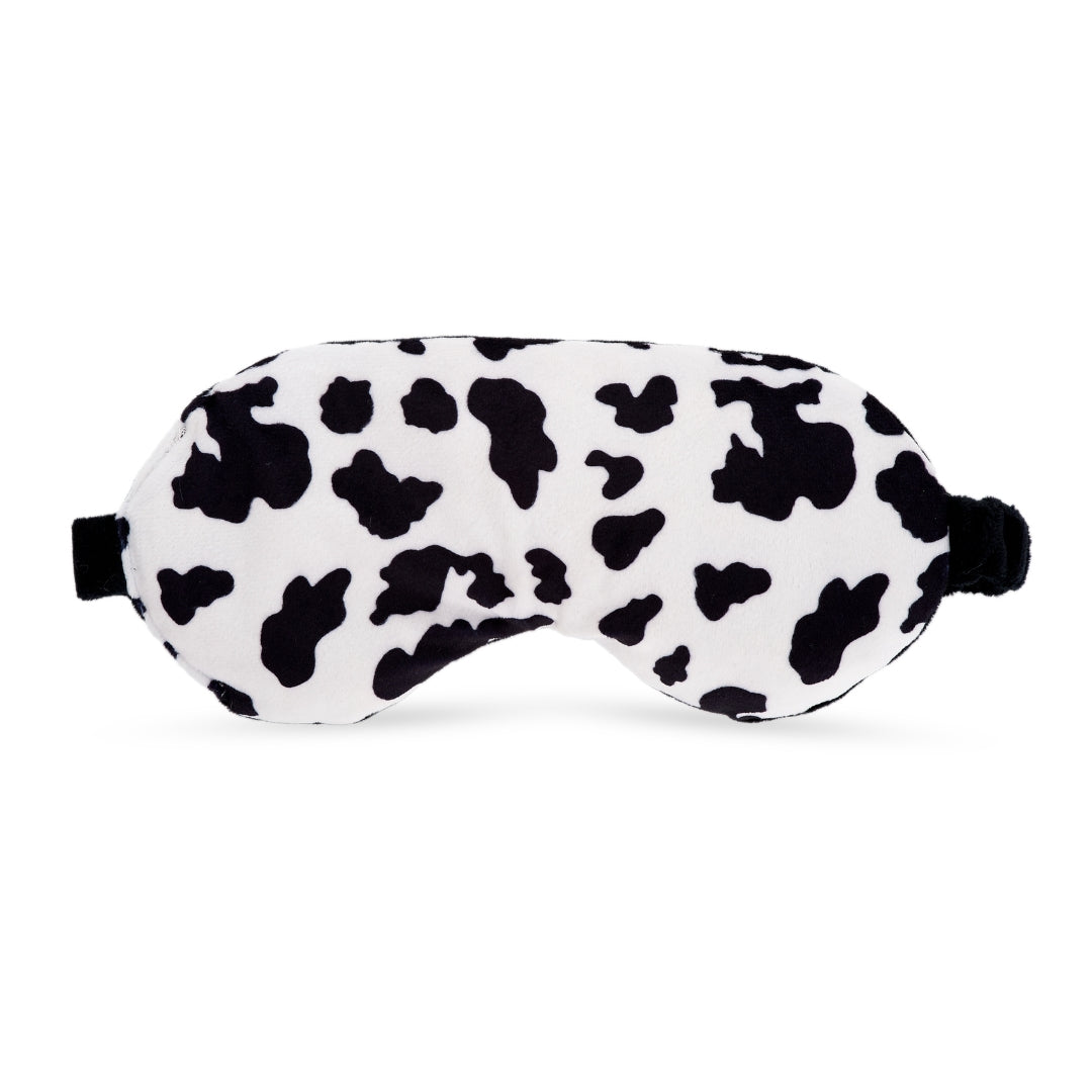 Lavender Deep Pressure Therapy Eye Mask - Cow Print - Eye Mask