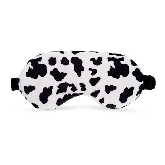 Lavender Deep Pressure Therapy Eye Mask - Cow Print - Eye Mask