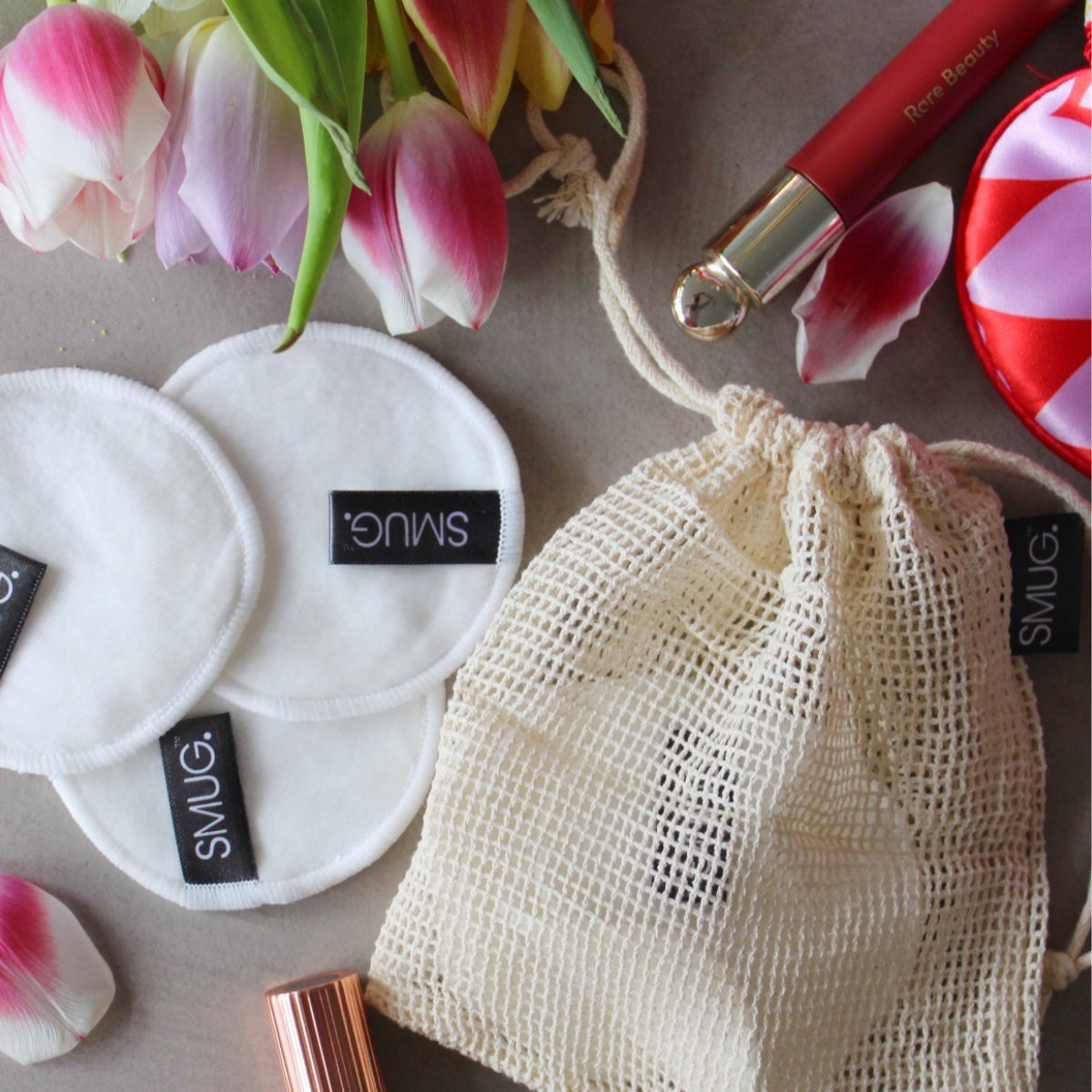 Reusable Cotton Cleanse Pads with Mesh Wash Bag - Cleanse Pads